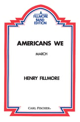 Americans We Marching Band sheet music cover